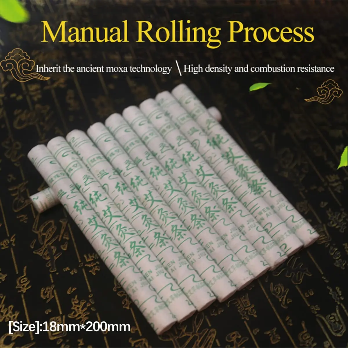 Factory Cheap Wholesale Natural Herbs Moxa Roll Acupuncture Moxibustion Pure Moxa Stick