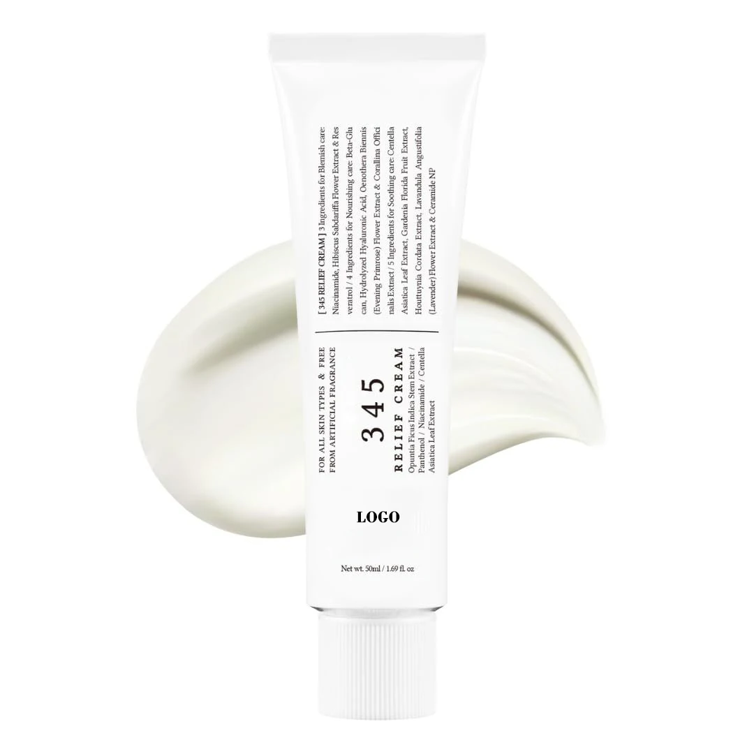 3 4 5 RELIEF CREAM 50ml Concentrated care with multiple ingredients, comprehensive solution to skin problems