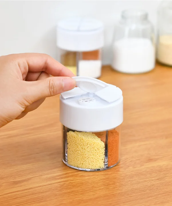 Free Label Custom Cap Color 100 ml Plastic Spice Shaker 4oz Herb Packaging Bottle 100ml Shaker Jar