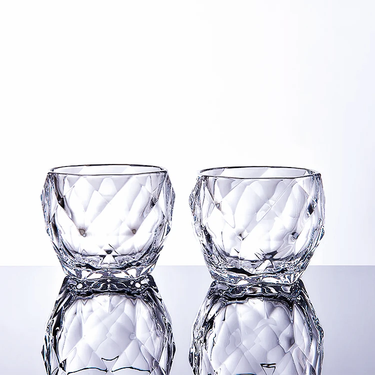 
10.6oz/300ml Tableware Diamond Crystal Whiskey Glass/Tumbler for Hotel and Restaurant 