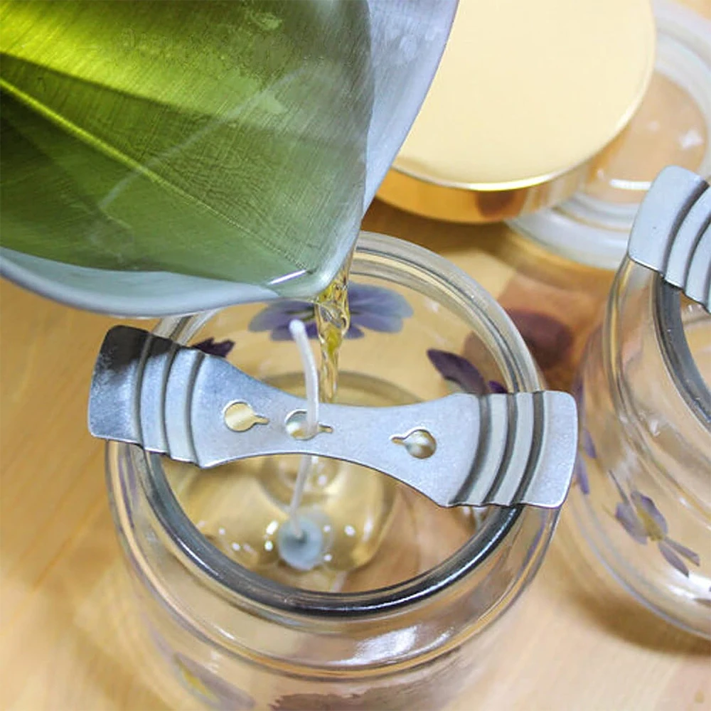 Wholesale Candle Wick Centering Device Stainless Steel Candle Core Holder DIY Accessories Wicks Supporter Candle Wick Holders