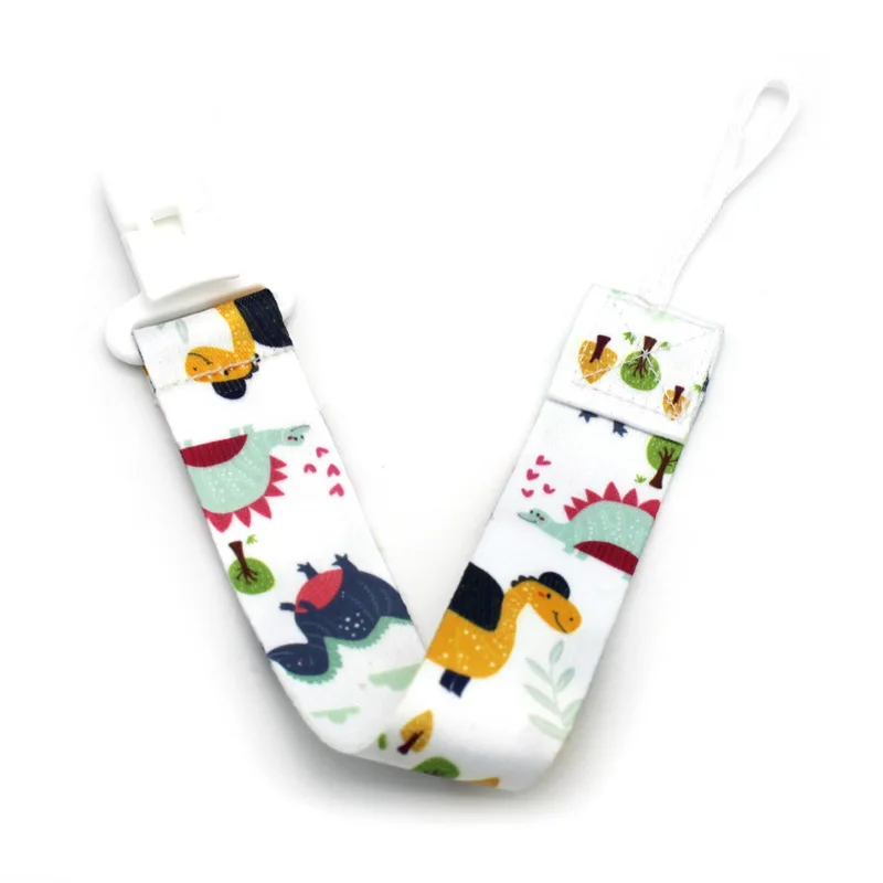 Baby Feeding Baby Accessories Polyester Pacifier Clips Chain Dummy Clip Cartoon Pacifier Holder Nipple Soother Chain Infant