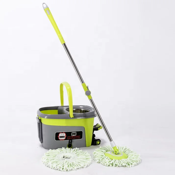 YS27 Household Floor Microfiber 360 Spin Mop with Bucket