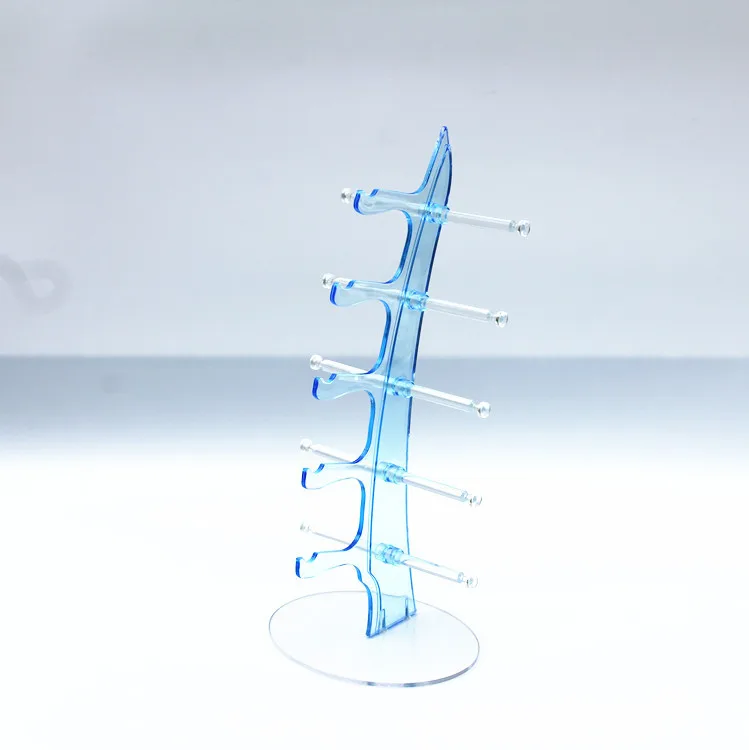 Одна пара акриловых настольных положительных стеллажей для солнцезащитных очков, 5 уровней, arcylicy, пять полок, стеллажи для демонстрации очков