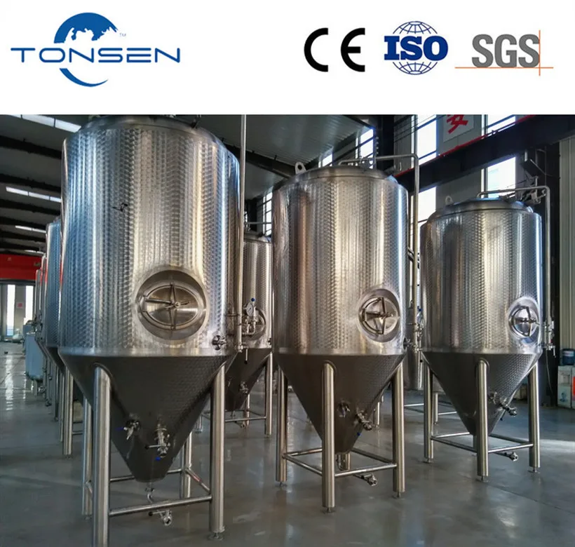 Hot sale beer brewery equipment 1000l 1500l 2000l 3000l fermentation tank fermenters