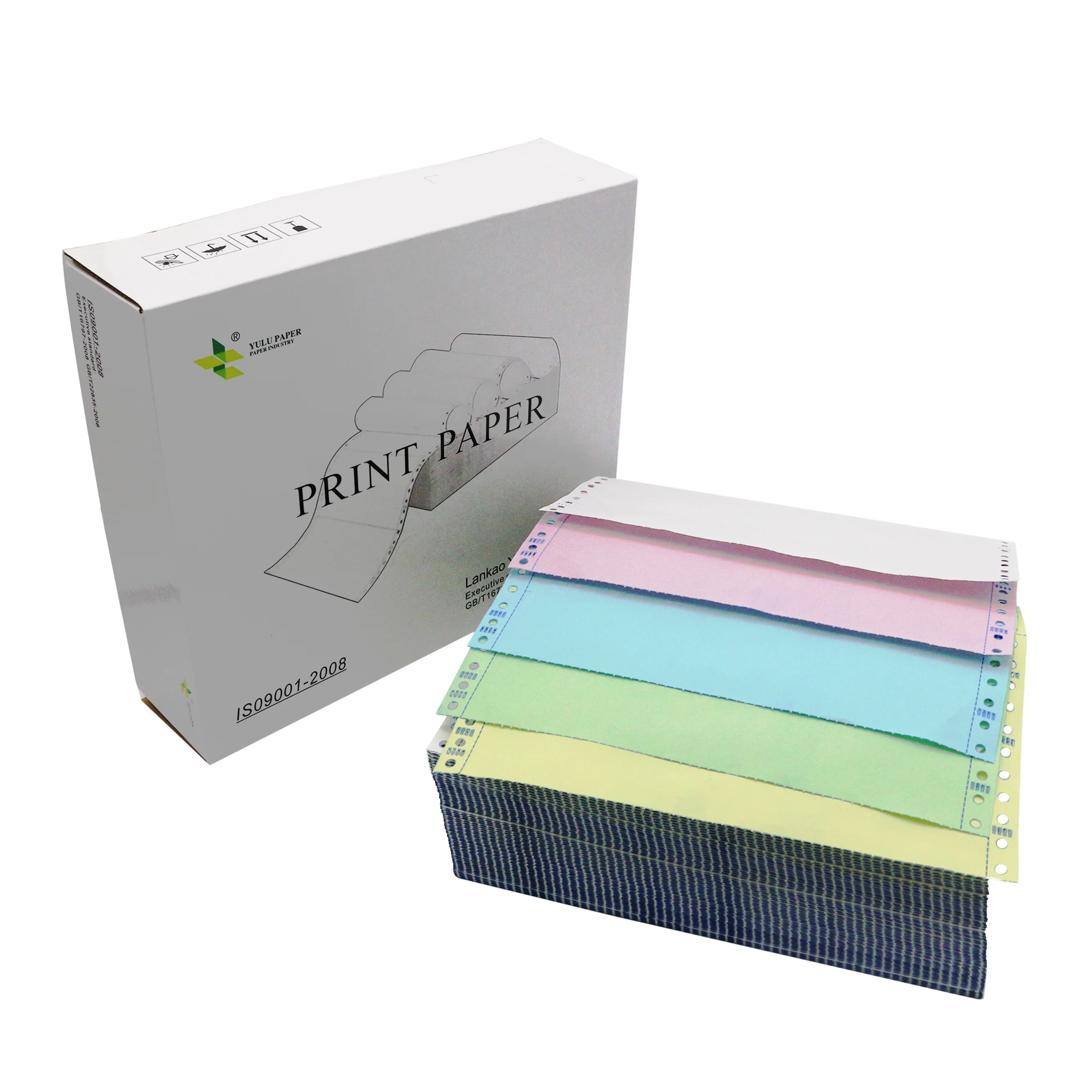 Free Shipping China Manufactures 2/3 Plys Duplicate NCR Carbonless Computer Paper