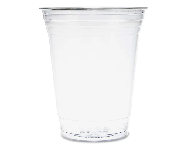 Vasos Customized Printing Disposable Smoothie Juice Cold Drinks Bubble Tea Clear PET PP Plastic Cup with Dome Flat Lids