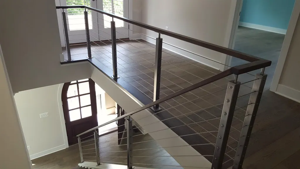 USA standard Stainless steel 304/316 cable railing system wire balustrade system for stair for balcony