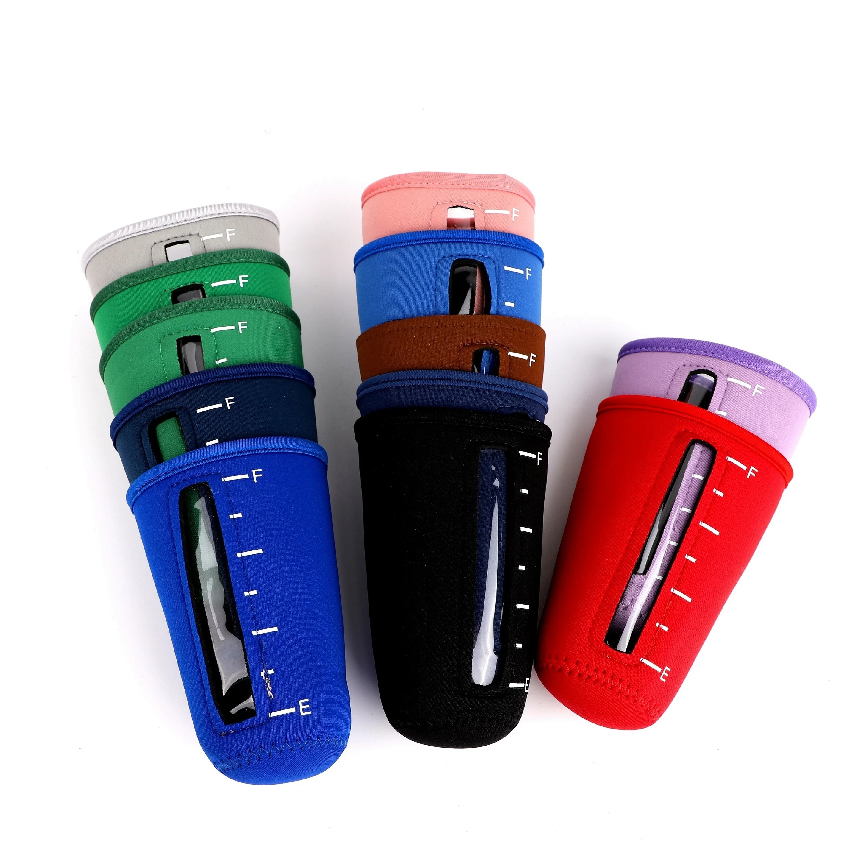 Factory Supply 3 sizes As a Set Coffee Cup Sleeves Covers Neoprene Waterproof