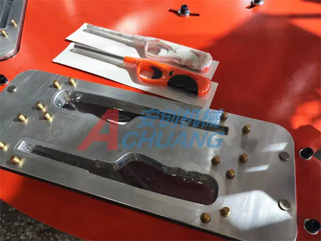 Automatic Paper Blister Card packaging Machine for lighter Stationery razor SD card