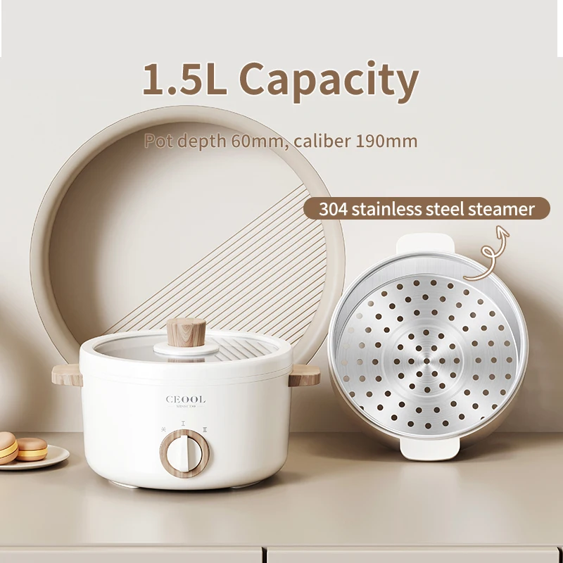 New Mini Electric Hot Pot Cooking Water Best Electric Hot Pot Cooker