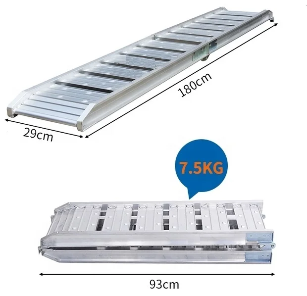Foldable used loading Ramp aluminum Motorcycle Ramp ramps for sale