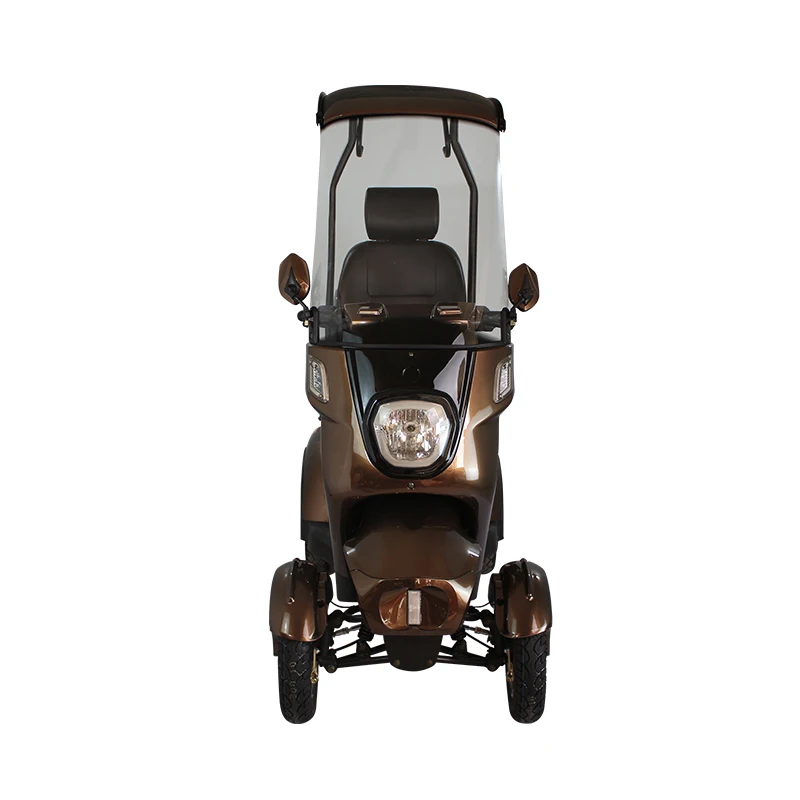 UJOIN Outdoor 4 wheels power electric mobility handicapped scooter with roof