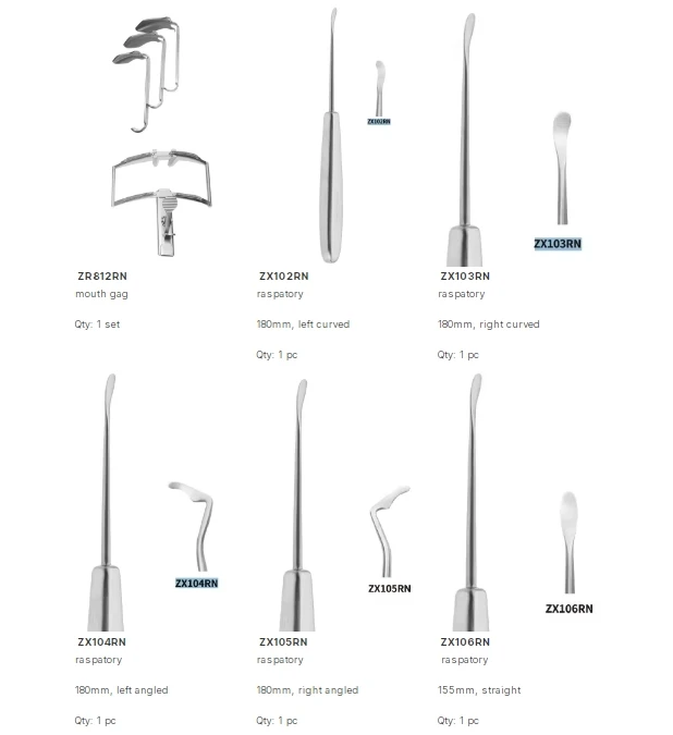 SHINVA Nonsyndromic Cleft Lip and Palate Instruments Set