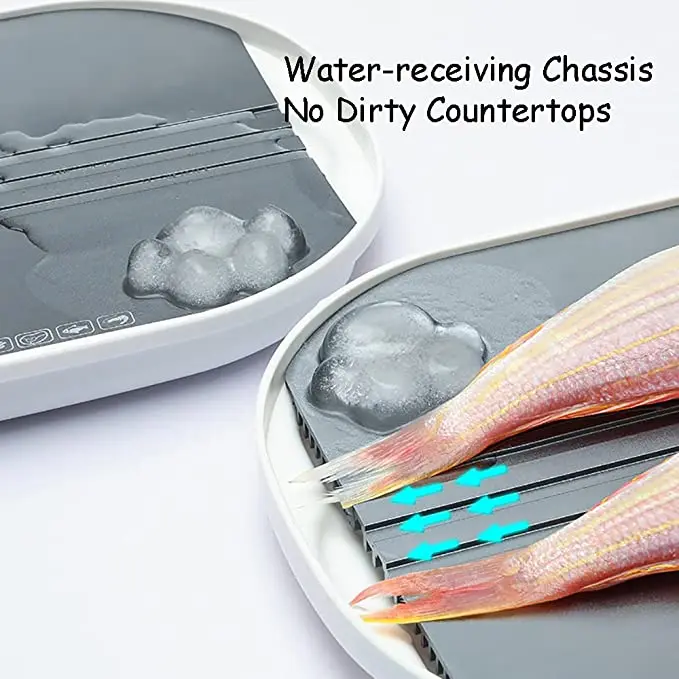 2023 Hot Selling 2 in 1 Defrosting Tray Thawing Household Defrosting Box for Frozen Meat, Chicken, Fish, Steak