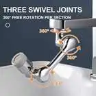 1080 Swivel Faucet Extender Sink Aerator 2 Mode Splash Water Filter Extension, Kitchen Bathroom