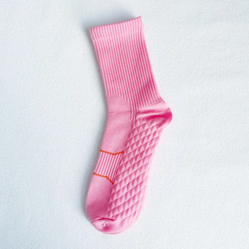 adult man long pre scrunched coolmax golf motocross road cycling training crew socks with text