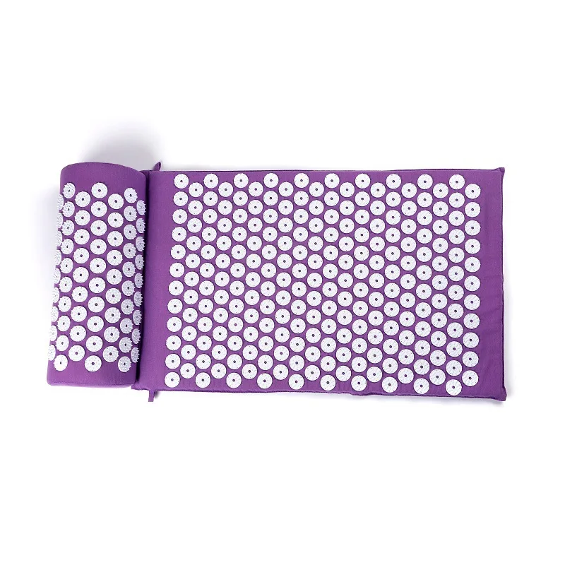 Hot Sales Acupressure Massage Mat Pillow Set Yoga Mat For Relieves Stress Back Neck Acupuncture Needles Mat