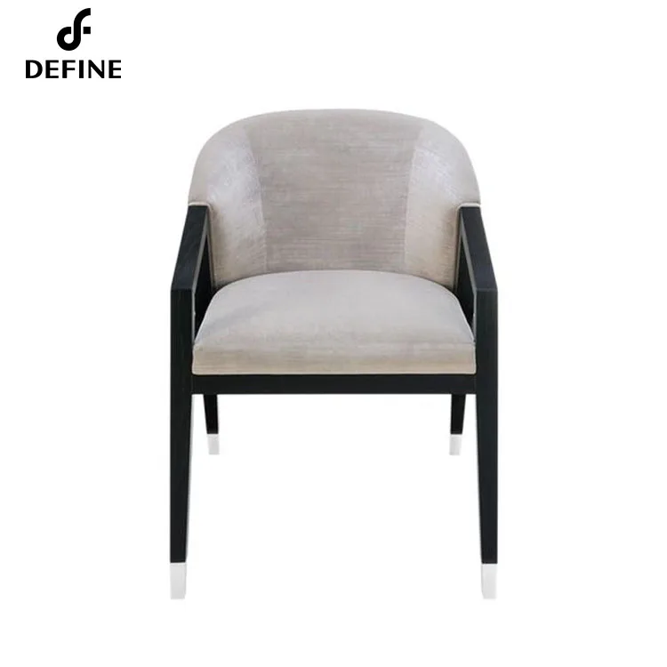 Unique Design Wholesale Modern Armrest Fabric Restaurant Dining Room Chair For Hotel