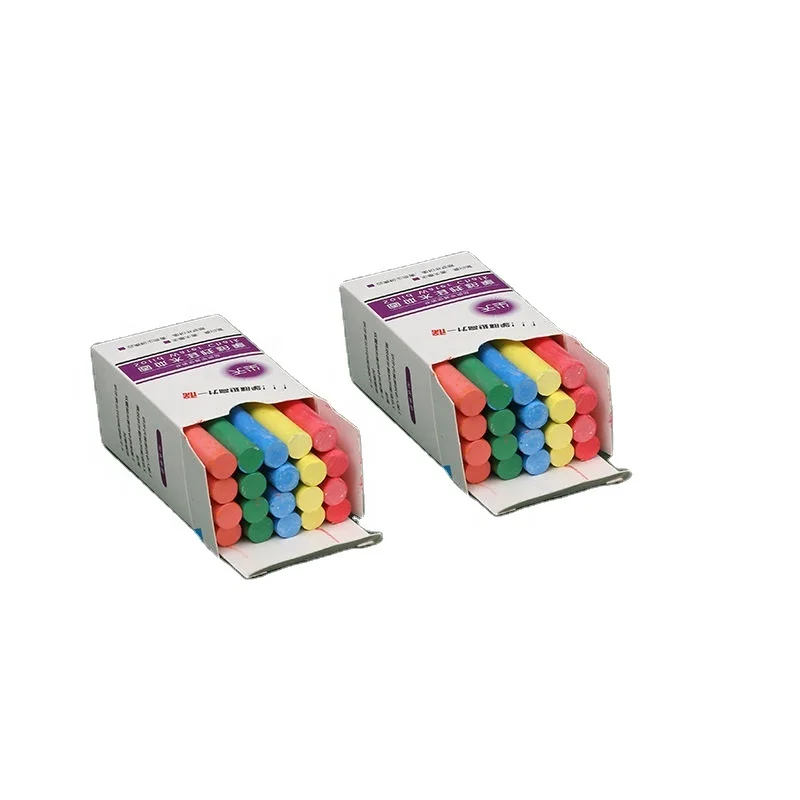 Best Selling Products Children Writing Non-toxic Dustless Colors Chalk Dustless Colorful Chalk For School