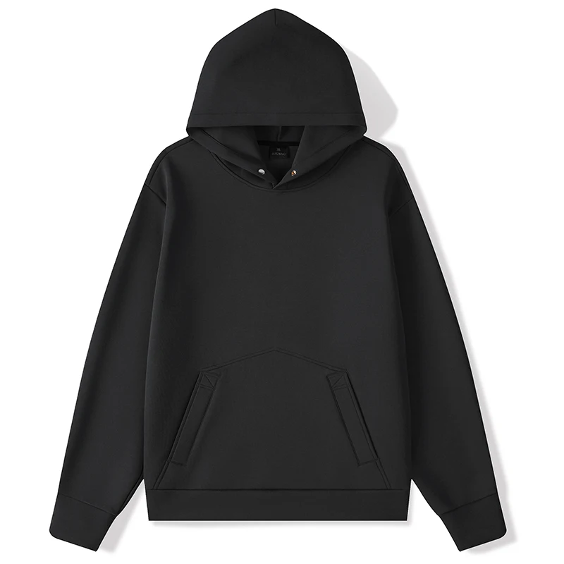 Wholesale Outdoor Wear Windproof Breathable Lightweight Biker Plus Size Mens hoodies,Manufacturers Plain Black Custom Sweatshirt