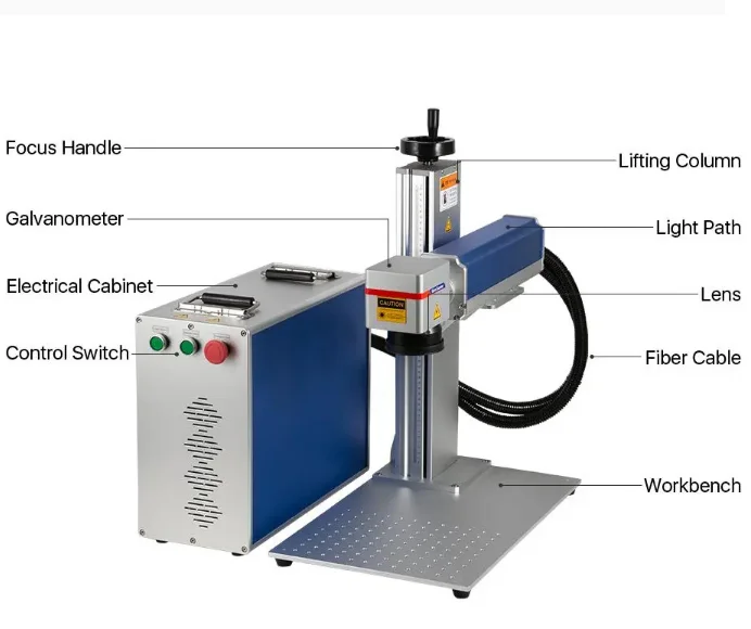 China Factory Manufacturer Small Metal Rotary Laser Marking Machine Jpt Fiber Laser Engraver with Good Price lighturn jewellery