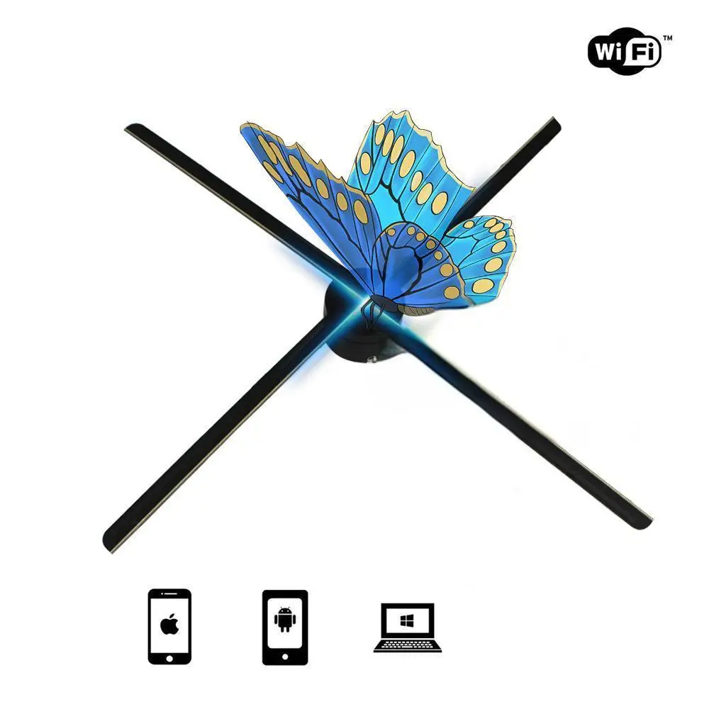 55cm Waterproof 3D Holographic Advertising Machine Wholesale And Retail Factory Sell Best Discount 3D Hologram Fan