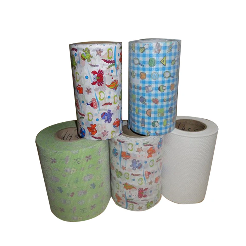 Китайский поставщик, Производство мягкой нетканой фронтальной ленты для детской сырье для изготовления подгузников