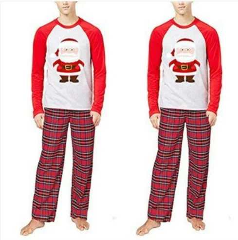 Family Christmas Pajamas Matching Cartoon Pajamas Clothes Set For Women And Men And Kids