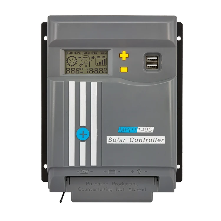 MPPT1 Series Intelligent Multi Stage MPPT Solar Charge Controller 40A 12V 30a 10a 20a  24V Solar Controller LCD battery settable