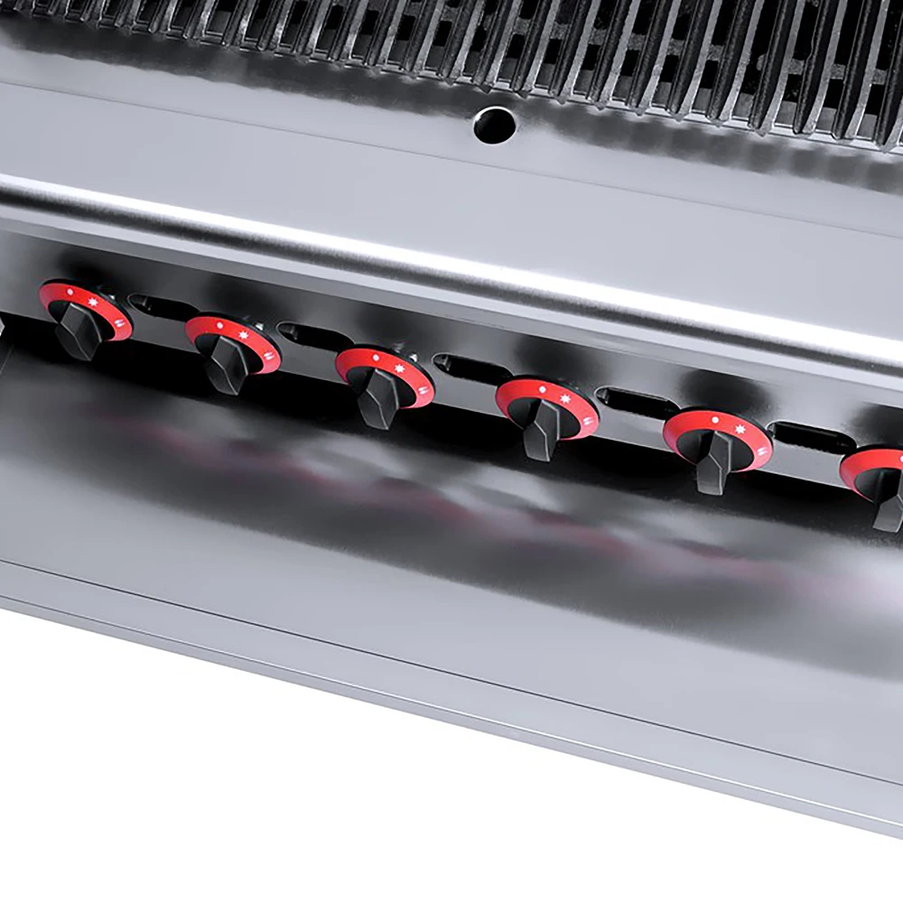 Hot sale Commercial Black Rock Grill Lava Steak Stone Grill Gas Lava Rock Grill