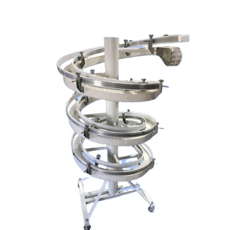 Conveyor system for spiral conveyor translation packing box mini spiral conveyor