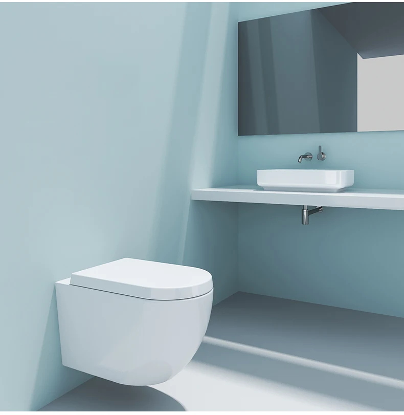 FABIAO China Factory Supplier Cheap Bathroom Creamic Sanitary Ware Two Piece Back To Wall Toilet