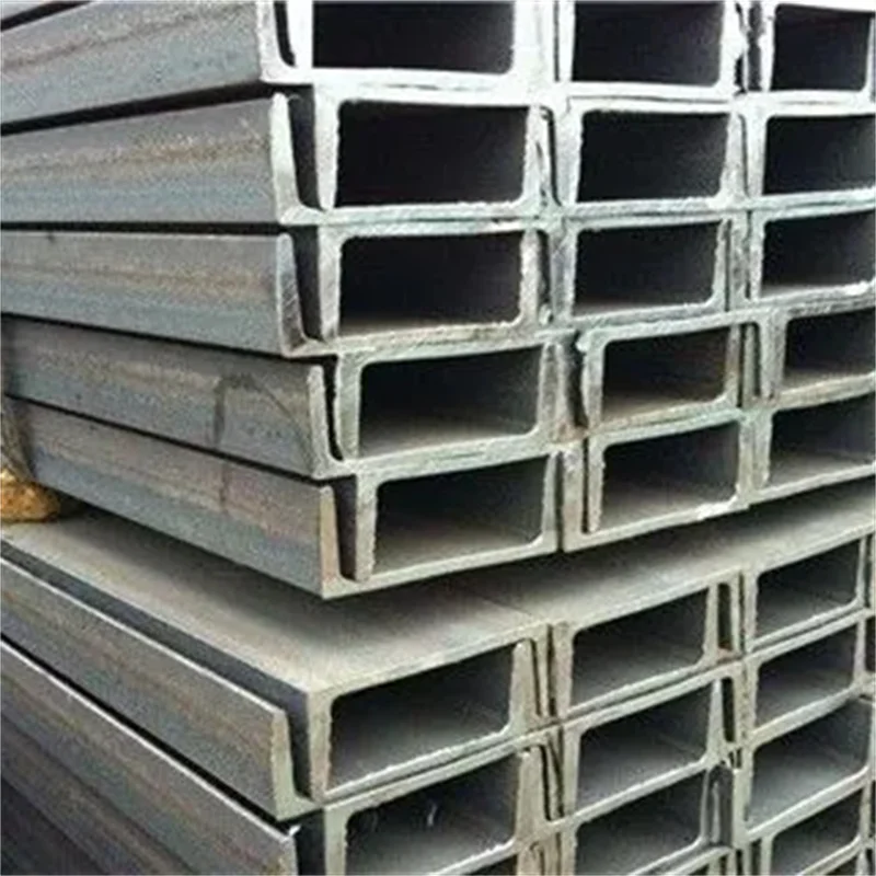 U Shaped S280gd+z275 Steel Channels Galvanized Carbon Steel C Channel Astm Standard Cut Punch Weld Bend Processed Q235 Material
