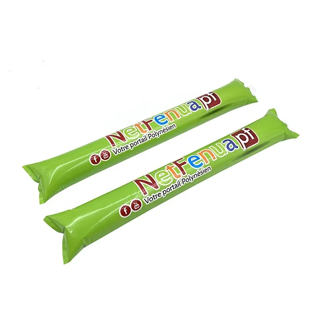 
Wholesale Cheap Promotional Personalized Custom Logo Inflatable Stick Toys Cheering Stick 