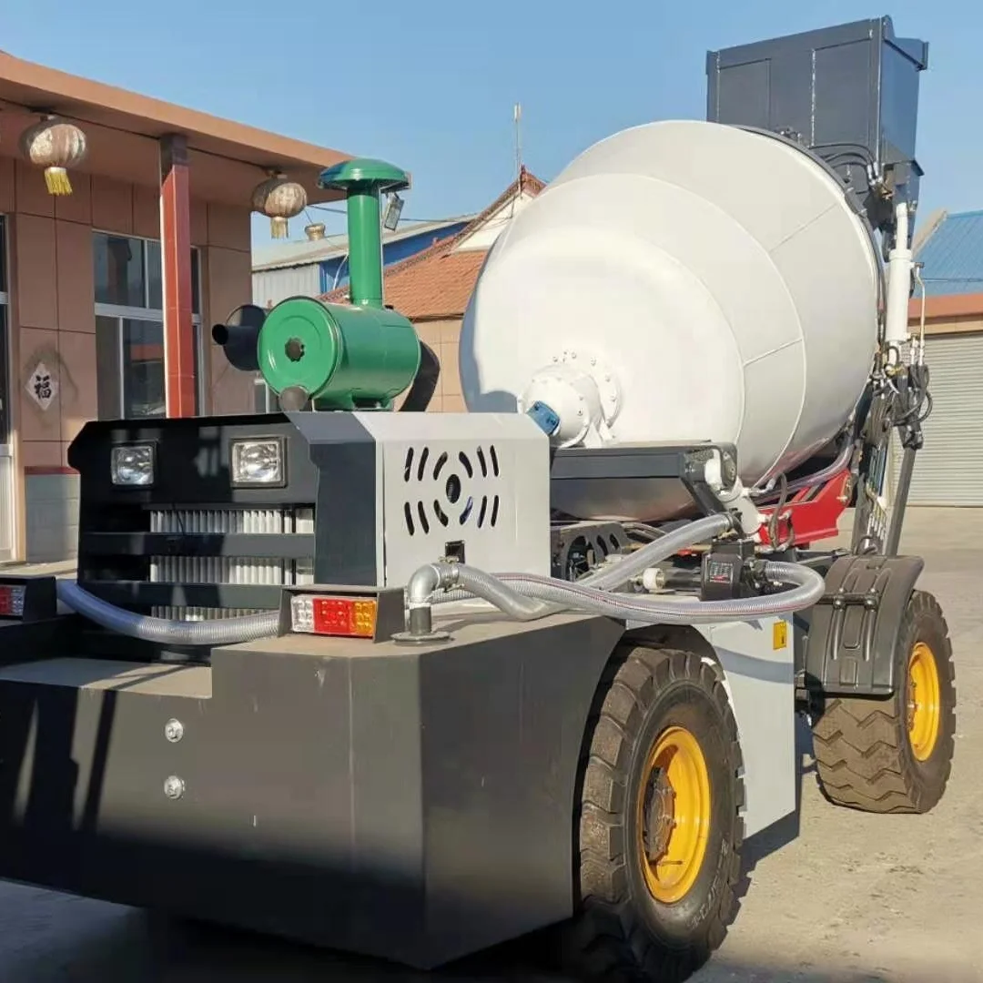 self loading Concrete mixer truck for sale