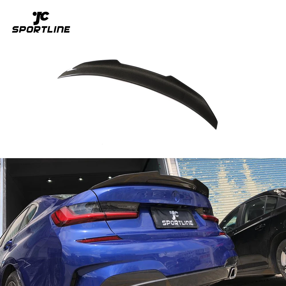 Carbon Fiber Rear Trunk Spoiler for BMW 3 Series G20 G28 G80 M3 320i 330i 4-Door 2019-2022