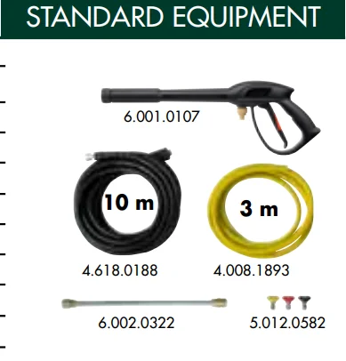 High pressure washer with hose  portable automatic car washer  unleaded gasoline engine 3 nozzles