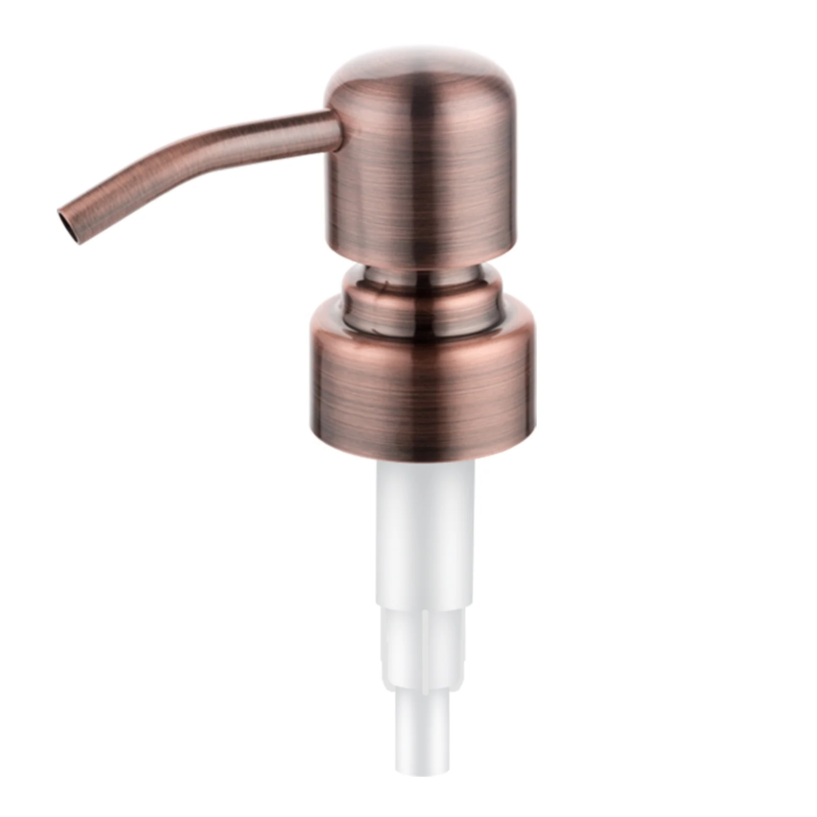 Brass and Gold color 28mm Stainless Steel Hand Pressing Soap Pump  for Bathroom Lotion Bottle Hand Press Soap Dispenser Pump