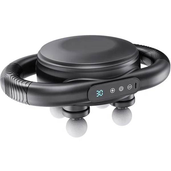 4 Heads Muscle Massage Gun Instrument Electric Large-Strength Whole Body Big Leg Relaxation Multi-Head Massage Gun