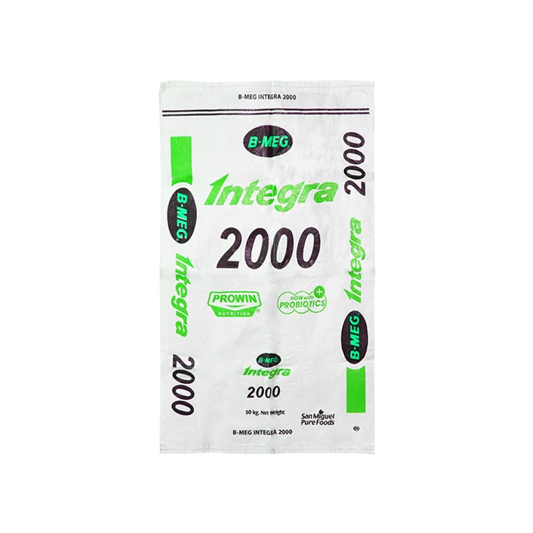 factory small polypropylene raffia woven sacks dimensions pp packaging 50kg fertilizer bags with printing