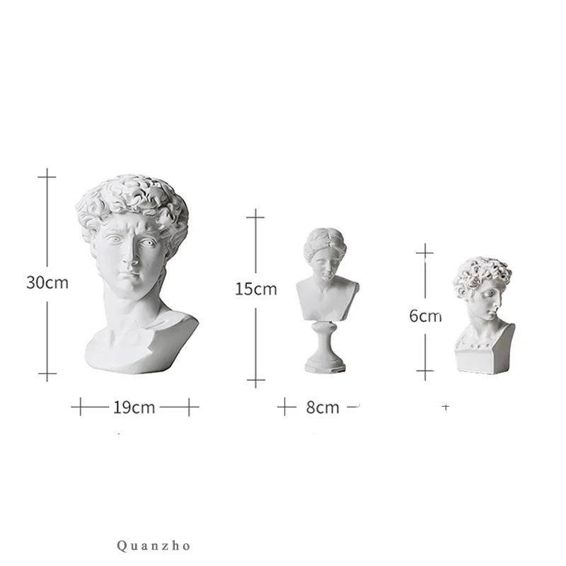 Custom Resin Mini Statue World Famous Figurine Bust For Home Table Office Decor Gifts
