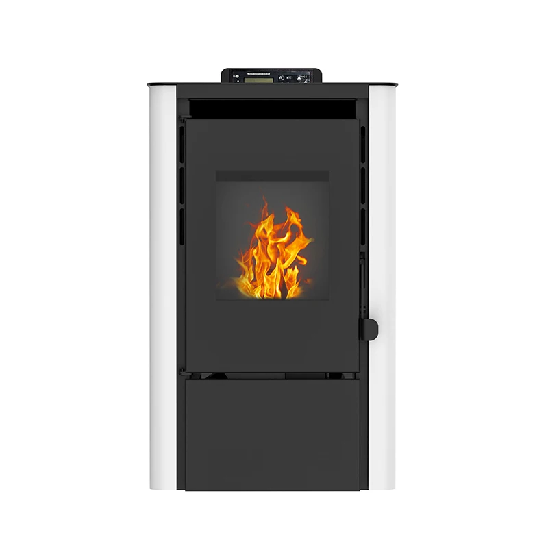 Heating Stove Pellet Stove KM0602A Automatic Feeding Wood for European Import From China Burn Pellet Fireplace Indoor Steel 6KW