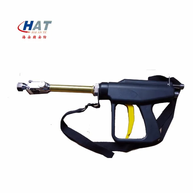 Fireman tools in firefighting work water mist fire extinguisher