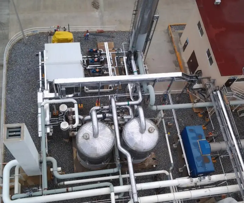 On site cryogenic air separation unit ASU for Oxygen Nitrogen Argon