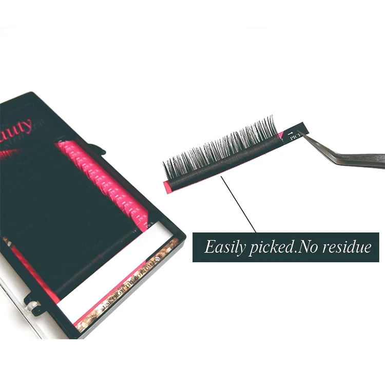 OEM Service Beautiful Vegan Eyelashes Extension Private Label Eyelash Extensions 	 faux mink diy lash extensions cils