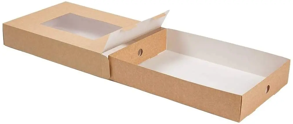 Resistant Insert For Catering Boxes - High Wall, Sturdy, Kraft Paper Insert For Catering Food Containers, Trays Sold Separately