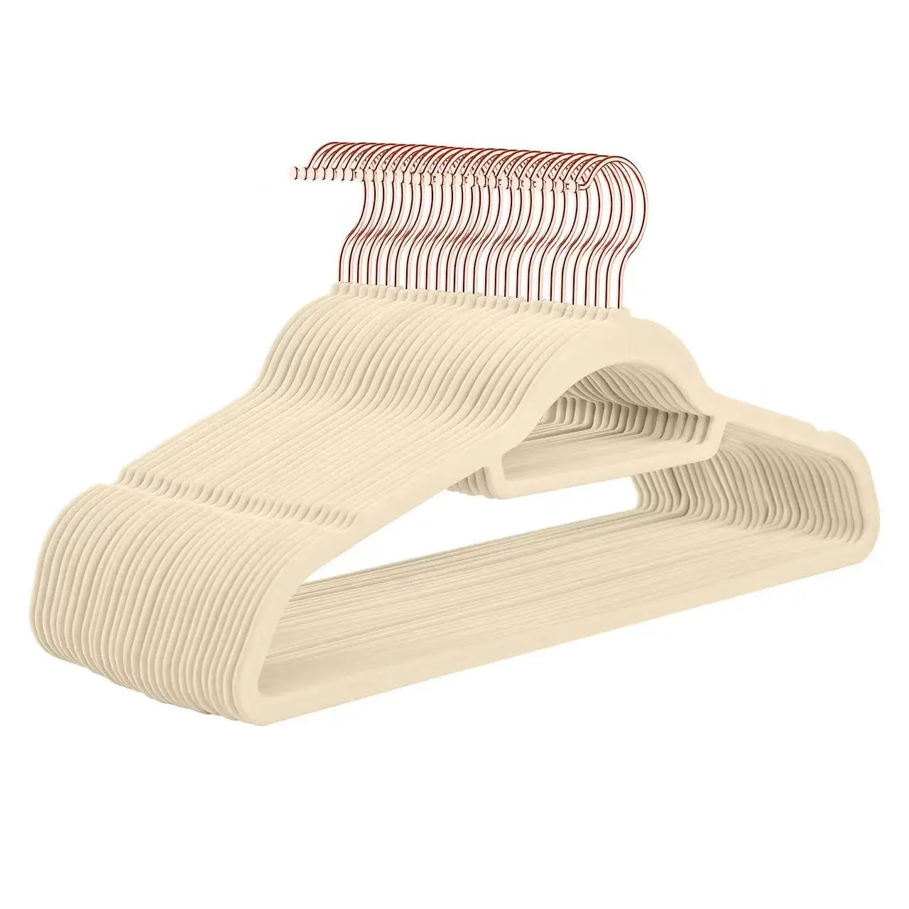 wholesale space saving velvet hangers  flocked velvet hangers  for clothing