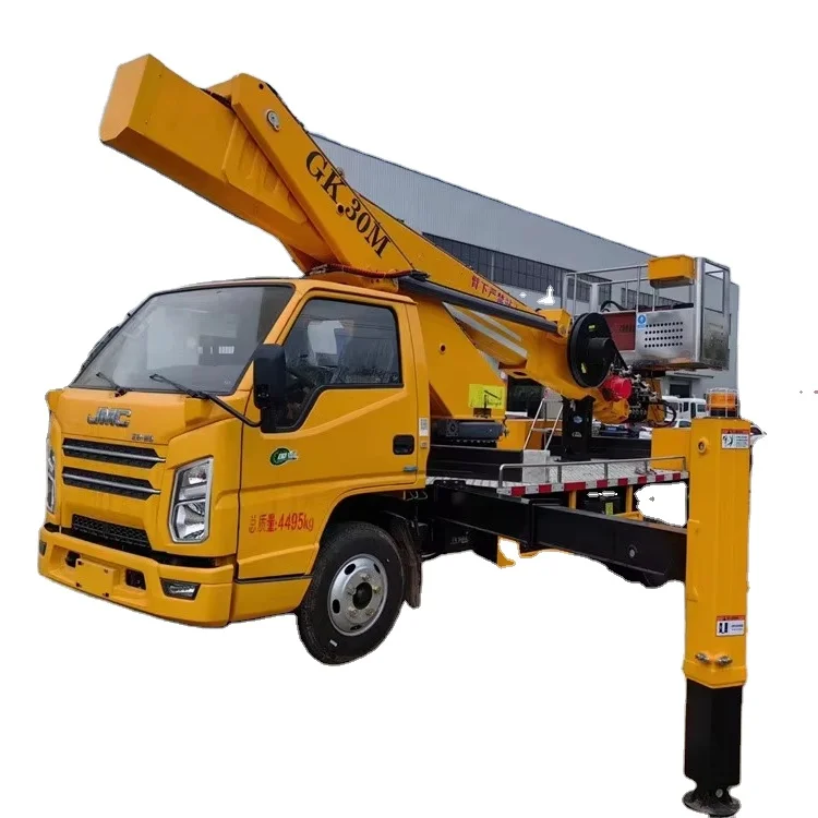 Best selling 30 meters Automatic High-altitude Operation Truck/ Diesel aerial work platform Truck for sale JMC