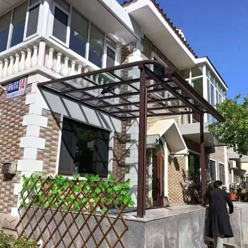 House Balcony Terrace Patio Cover Aluminum Polycarbonate Canopy Awning